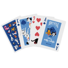 Disney Cats and Dogs žaidimo kortos Bicycle Disney Cats and Dogs žaidimo kortos Bicycle