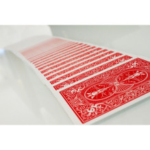Bicycle Rider Standard Poker Cards with Gold Edge (Red)