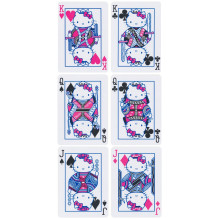 Hello Kitty Black &amp; Pink žaidimo kortos Bicycle