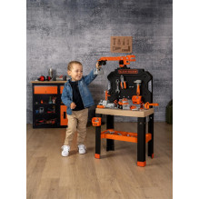 Žaislinis dirbtuvių stalas, - Smoby Black+Decker Žaislinis dirbtuvių stalas, - Smoby Black+Decker