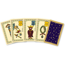 Minis Jeux Tarot de Marseille kortos prancūzų kalba Grimaud Cartomancie Minis Jeux Tarot de Marseille kortos prancūzų kalba Grimaud Cartomancie