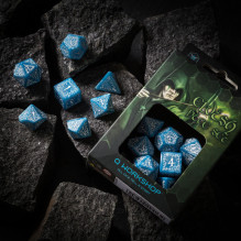 Elvish kauliukų rinkinys mėlynos ir baltos sp Elvish kauliukų rinkinys mėlynos ir baltos sp