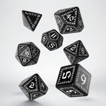 Runic kauliukų rinkinys juodos ir baltos sp Runic kauliukų rinkinys juodos ir baltos sp