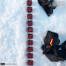 Game of Thrones. Targaryen kauliukų rinkinys 10xD6 Q-WORKSHOP