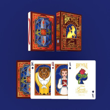 Disney Beauty and the Beast žaidimo kortos Bicycle Disney Beauty and the Beast žaidimo kortos Bicycle