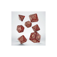 Tribal kauliukų rinkinys Shimmering red & Beige Q-WORKSHOP Tribal kauliukų rinkinys Shimmering red & Beige Q-WORKSHOP
