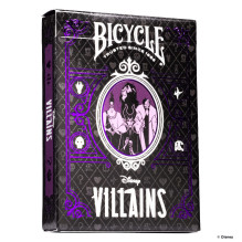 Bicycle Disney Villains žaidimo kortos (violetinės) Bicycle Disney Villains žaidimo kortos (violetinės)