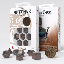 The Witcher. Geralt kauliukų rinkinys Q-WORKSHOP The Witcher. Geralt kauliukų rinkinys Q-WORKSHOP