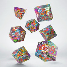 Full Art Dice™ Graffiti kauliukų rinkinys Q-WORKSHOP Full Art Dice™ Graffiti kauliukų rinkinys Q-WORKSHOP