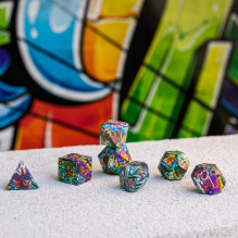 Full Art Dice™ Graffiti kauliukų rinkinys Q-WORKSHOP Full Art Dice™ Graffiti kauliukų rinkinys Q-WORKSHOP