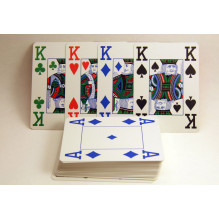 Copag 4 Colour pokerio kortos (Raudonos) Copag 4 Colour pokerio kortos (Raudonos)