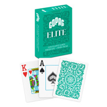 1546 Elite Poker size - Jumbo index žaidimo kortos (žalios) Copag 1546 Elite Poker size - Jumbo index žaidimo kortos (žalios) Copag