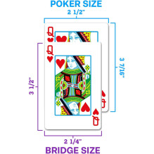 1546 Neoteric Poker size Standard index žaidimo kortos dviguba kaladė (raudona ir žala) Copag