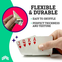 1546 Neoteric Poker size Standard index žaidimo kortos dviguba kaladė (raudona ir žala) Copag