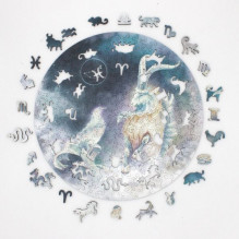 Ožiaragis (Zodiakai) Dėlionė Iš Medžio (200 detalių) Fantasy Puzzles Ožiaragis (Zodiakai) Dėlionė Iš Medžio (200 detalių) Fantasy Puzzles