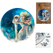 Vandenis (Zodiakai) Dėlionė Iš Medžio (200 detalių) Fantasy Puzzles Vandenis (Zodiakai) Dėlionė Iš Medžio (200 detalių) Fantasy Puzzles