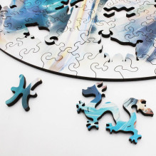 Vandenis (Zodiakai) Dėlionė Iš Medžio (200 detalių) Fantasy Puzzles