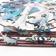 Vandenis (Zodiakai) Dėlionė Iš Medžio (200 detalių) Fantasy Puzzles
