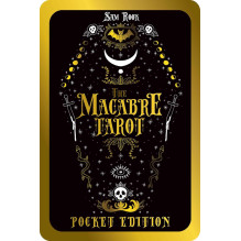 Macabre Taro kortos kišeninis leidimas metalinėje dėžutėje Rockpool Publishing Macabre Taro kortos kišeninis leidimas metalinėje dėžutėje Rockpool Publishing