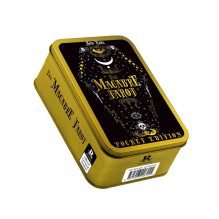 Macabre Taro kortos kišeninis leidimas metalinėje dėžutėje Rockpool Publishing Macabre Taro kortos kišeninis leidimas metalinėje dėžutėje Rockpool Publishing