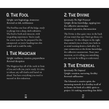 Macabre Taro kortos kišeninis leidimas metalinėje dėžutėje Rockpool Publishing Macabre Taro kortos kišeninis leidimas metalinėje dėžutėje Rockpool Publishing