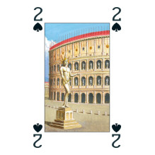 Colosseum Žaidimo kortos Dvi Kaladės Lo Scarabeo Colosseum Žaidimo kortos Dvi Kaladės Lo Scarabeo