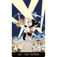 Tezuka Tarot kortų ir knygos rinkinys Lo Scarabeo