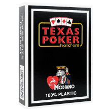 Modiano Texas Poker Hold Em žaidimo kortos (juodos) Modiano Texas Poker Hold Em žaidimo kortos (juodos)