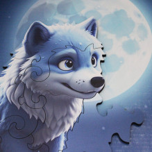 Baby Amarok Dėlionė Iš Medžio (30 detalių) Fantasy Puzzles Baby Amarok Dėlionė Iš Medžio (30 detalių) Fantasy Puzzles