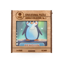 Lavinamoji Dėlionė Iš Medžio (Gyvūnų kolekcija nr. 2) (EN) Fantasy Puzzles Lavinamoji Dėlionė Iš Medžio (Gyvūnų kolekcija nr. 2) (EN) Fantasy Puzzles