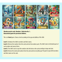 Lavinamoji Dėlionė Iš Medžio (Skaičių kolekcija nr. 1) (EN) Fantasy Puzzles Lavinamoji Dėlionė Iš Medžio (Skaičių kolekcija nr. 1) (EN) Fantasy Puzzles