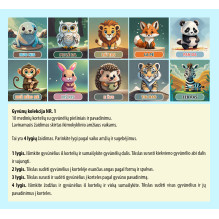 Lavinamoji Dėlionė Iš Medžio (Gyvūnų kolekcija nr. 1) (LT) Fantasy Puzzles Lavinamoji Dėlionė Iš Medžio (Gyvūnų kolekcija nr. 1) (LT) Fantasy Puzzles