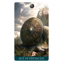 Runic Tarot Mini Kortos Lo Scarabeo