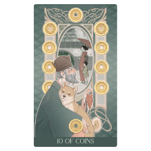 Japanese Art Nouveau Tarot (Premium) kortos Lo Scarabeo Japanese Art Nouveau Tarot (Premium) kortos Lo Scarabeo