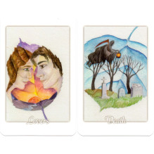 Tarot Leaves Taro Kortos Schiffer Publishing