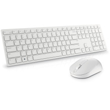 Computer Keyboard And Mouse - Dell Km5221w White