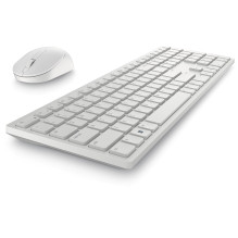Computer Keyboard And Mouse - Dell Km5221w White