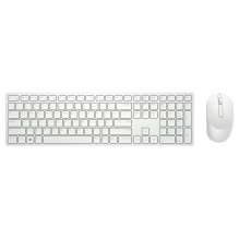 Computer Keyboard And Mouse - Dell Km5221w White