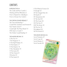 The Crystal Power Taro kortų ir knygos rinkinys Cico Books The Crystal Power Taro kortų ir knygos rinkinys Cico Books