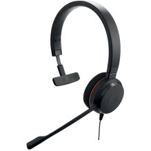 Wired Headphones - Jabra EVOLVE 20 MS Mono Black