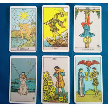 Tarot De Ae Waite Standard Blue Edition In Spanish kortos AGM Tarot De Ae Waite Standard Blue Edition In Spanish kortos AGM