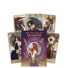 For The Love Of Dragons Oracle kortų ir knygos rinkinys US Games Systems