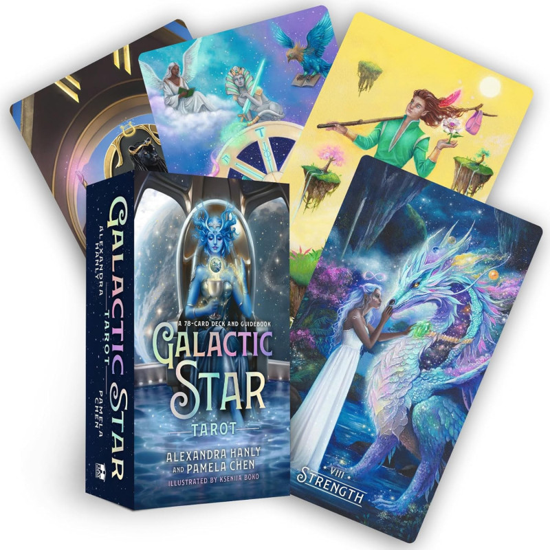 Galactic Star Tarot kortos Hay House