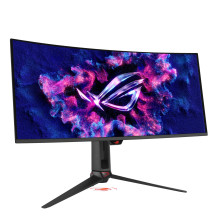Monitor, ASUS, 34 ", 3440 x 1440 pixels, Wide Quad HD, Native aspect ratio 21:9, QD-OLED, Curved, 90LM0CU0-B01971