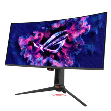 Monitor, ASUS, 34 ", 3440 x 1440 pixels, Wide Quad HD, Native aspect ratio 21:9, QD-OLED, Curved, 90LM0CU0-B01971