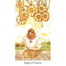 Tarot of the Golden Wheel kortos US Games Systems Tarot of the Golden Wheel kortos US Games Systems