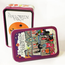 Halloween skardinėje dėžutėje Taro kortos US Games Systems Halloween skardinėje dėžutėje Taro kortos US Games Systems