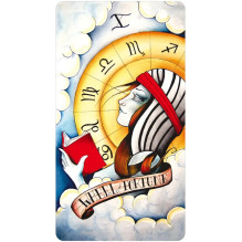 Eight Coins Tattoo Tarot Borderless Taro kortos Mini leidimas US Games Systems