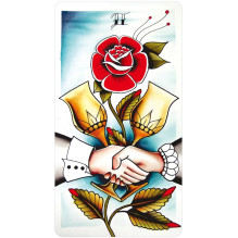 Eight Coins Tattoo Tarot Borderless Taro kortos Mini leidimas US Games Systems