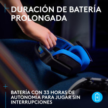 Headset - Logitech G G535 Wireless LIGHTSPEED with Microphone, Compatible with PC / Consoles